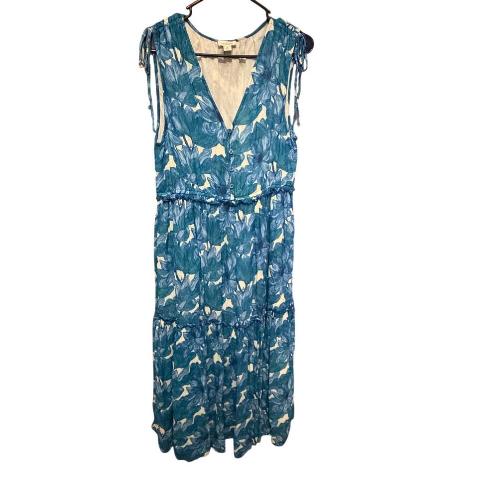 Sundance Maren Meadow Sleeveless Tiered Dress size M